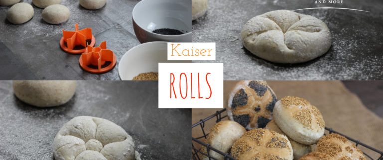 Kaiser Rolls made with breadstamps
