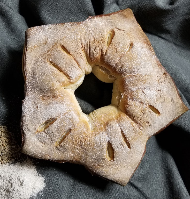 Dinner Bread in shape of a star
