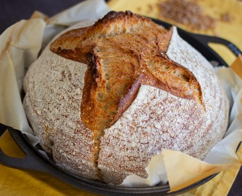 sourdoug bread with guinness beer