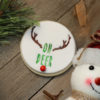 Oh Deer Christmas Fondant Cookie embosser