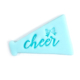 cheer fondant stamp