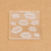 lips pattern fondant stamp