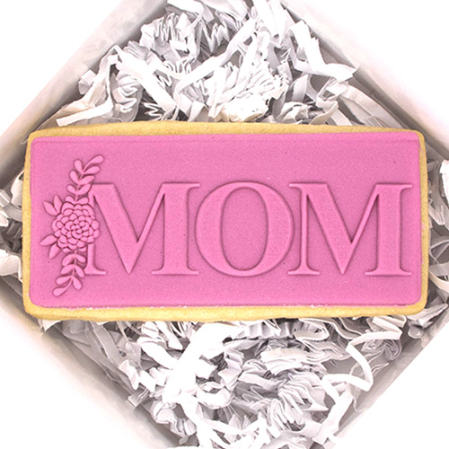 MOM Mother's Day Fondant Stamp